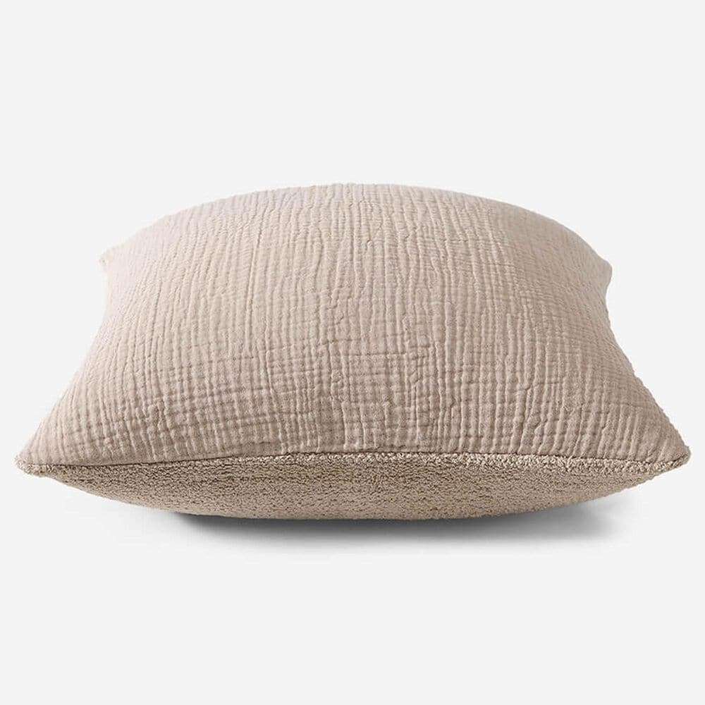 Sunday Citizen Snug Muslin 20&quot; Square Throw Pillow in Clay, , large