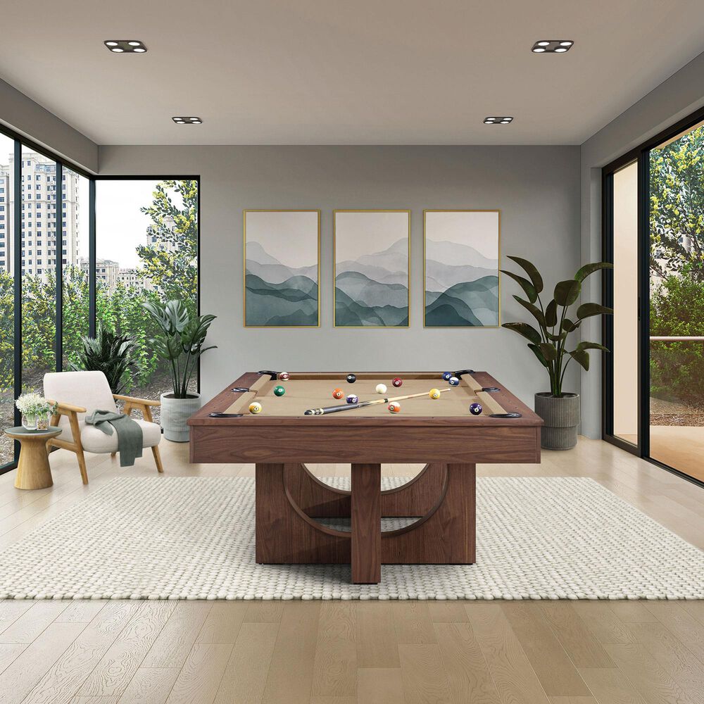 Imperial Rowan 8' Pool Table in Light Walnut, , large