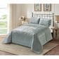 Duke Imports Virah Bella Micromink 3-Piece King Quilt Set in Diamond Knit Silver, , large