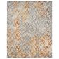 Safavieh Madison MAD608K 10" x 14" Cream and Orange Area Rug, , large