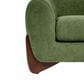 Jennifer Taylor Home Louie Alpine 36.5" Medium Sherpa Dog Sofa Bed in Moss Green, , large