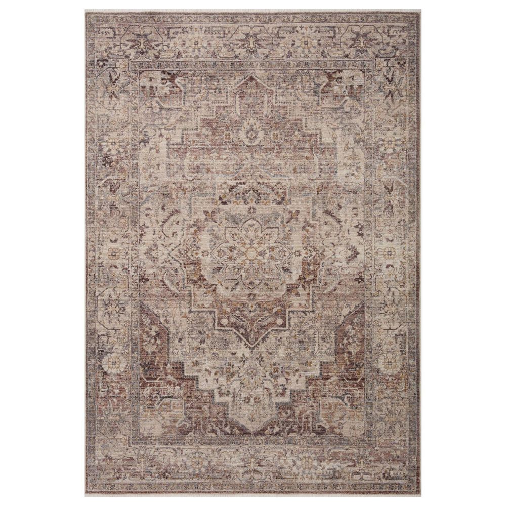 Loloi Lyra 2"3" x 3"10" Berry and Stone Area Rug, , large