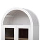 HOMLUX 71" Arched Kitchen Pantry Cabinet in White, , large