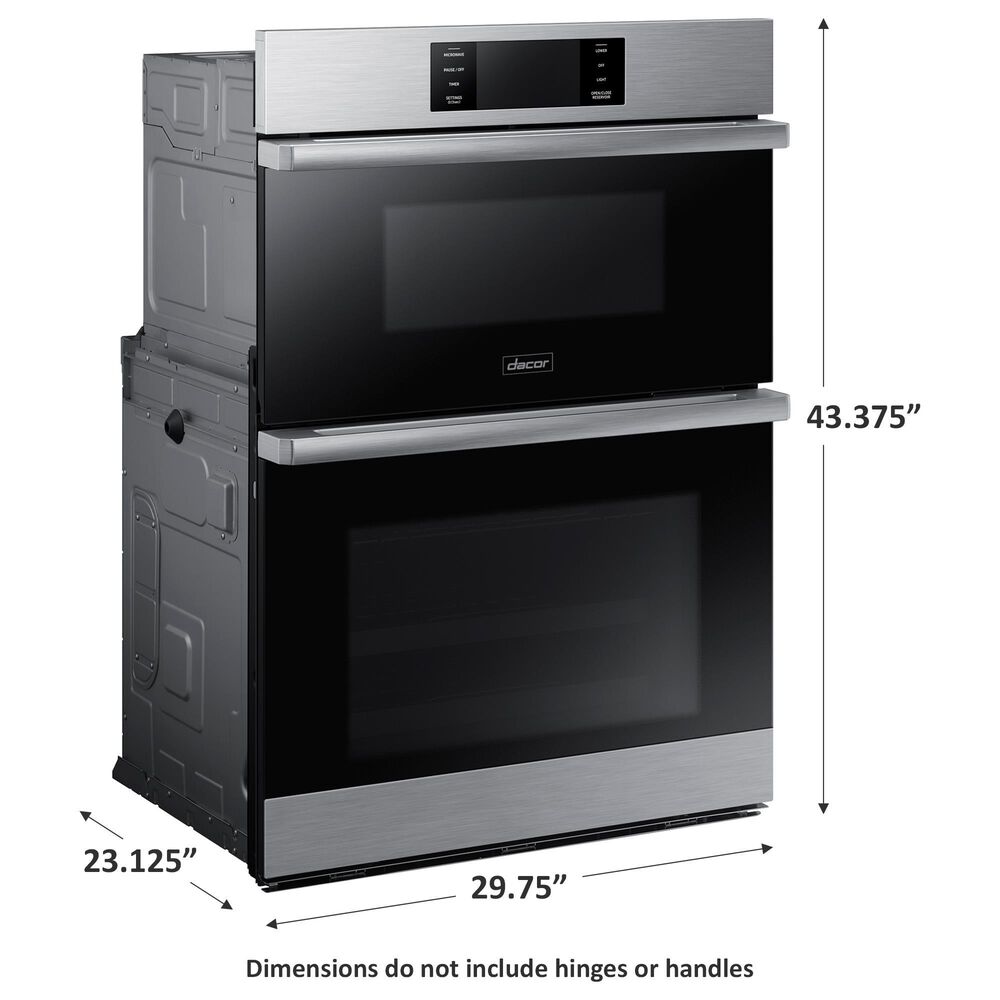 Dacor Modernist 30&quot; Electric Combination Wall Oven in Stainless Steel, , large