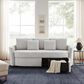 Lifestyle Solutions Beckett Stationary Storage Sofa in Ivory, , large