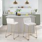 Lumisource Casper Counter Stool in Cream and Gold (Set of 2), , large