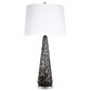 Classy Art Wholesalers Eclipse Radiance Table Lamp in Black and Clear, , large