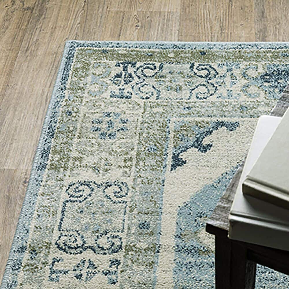Oriental Weavers Branson 6&#39;7&quot; x 9&#39;2&quot; Blue and Beige Area Rug, , large