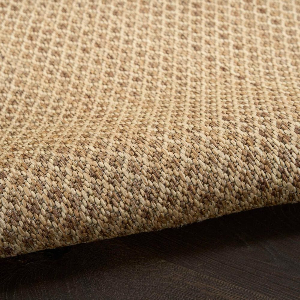Nourison Courtyard Jute 5&#39; x 7&#39; Indoor/Outdoor Area Rug, , large