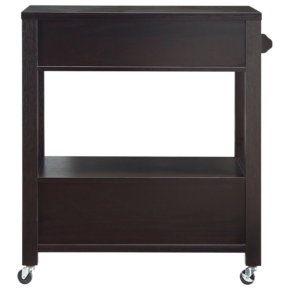 Furniture of America Hebert Kitchen Cart in Cappuccino, , large