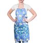 Once Again Home Flower Teapot Attach and Go Apron in Blue, , large