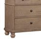 Riva Ridge Oxford 6-Drawer Dresser with Mirror in Tan, , large