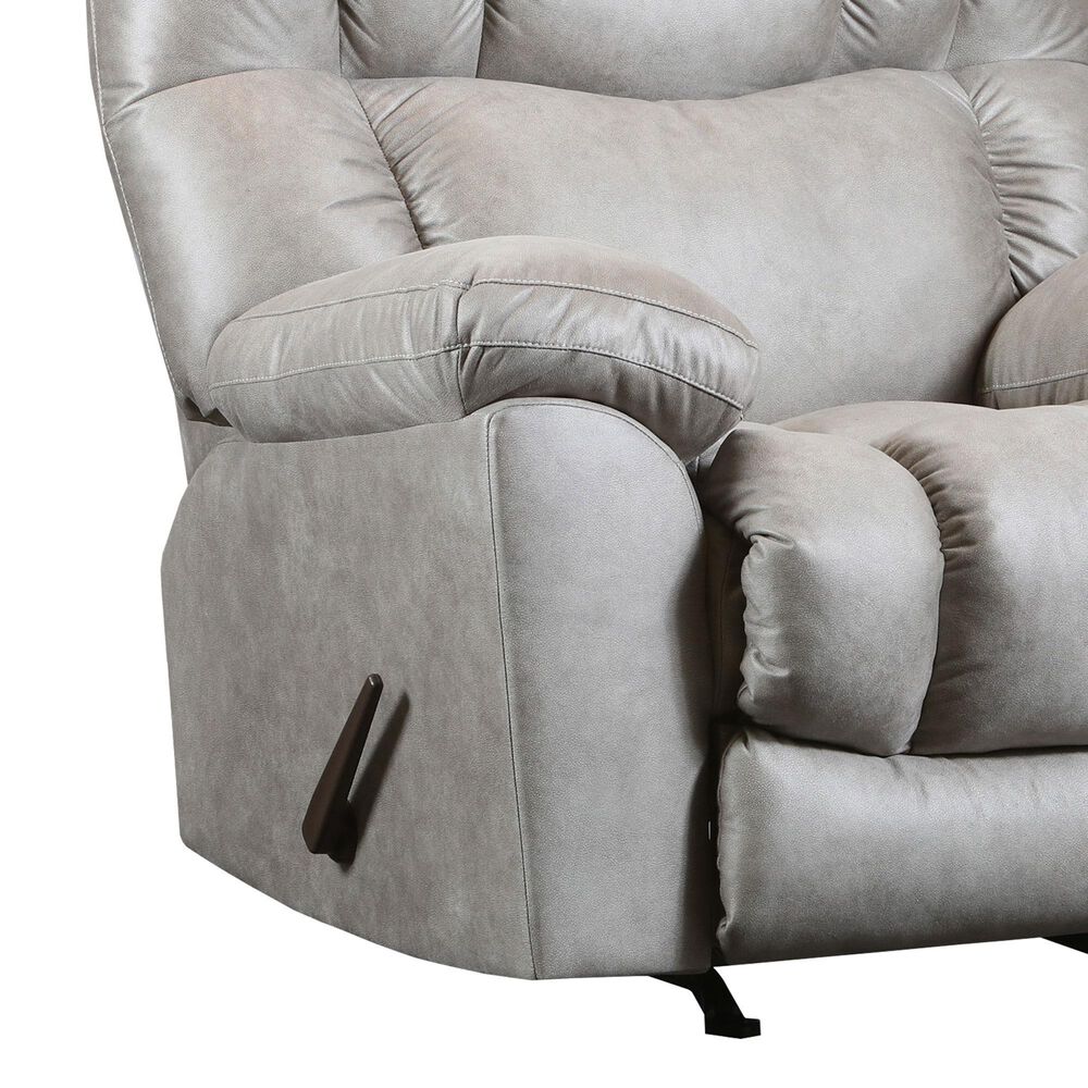 Southern Motion Clayton Manual Rocker Recliner in Amos Platinum, , large