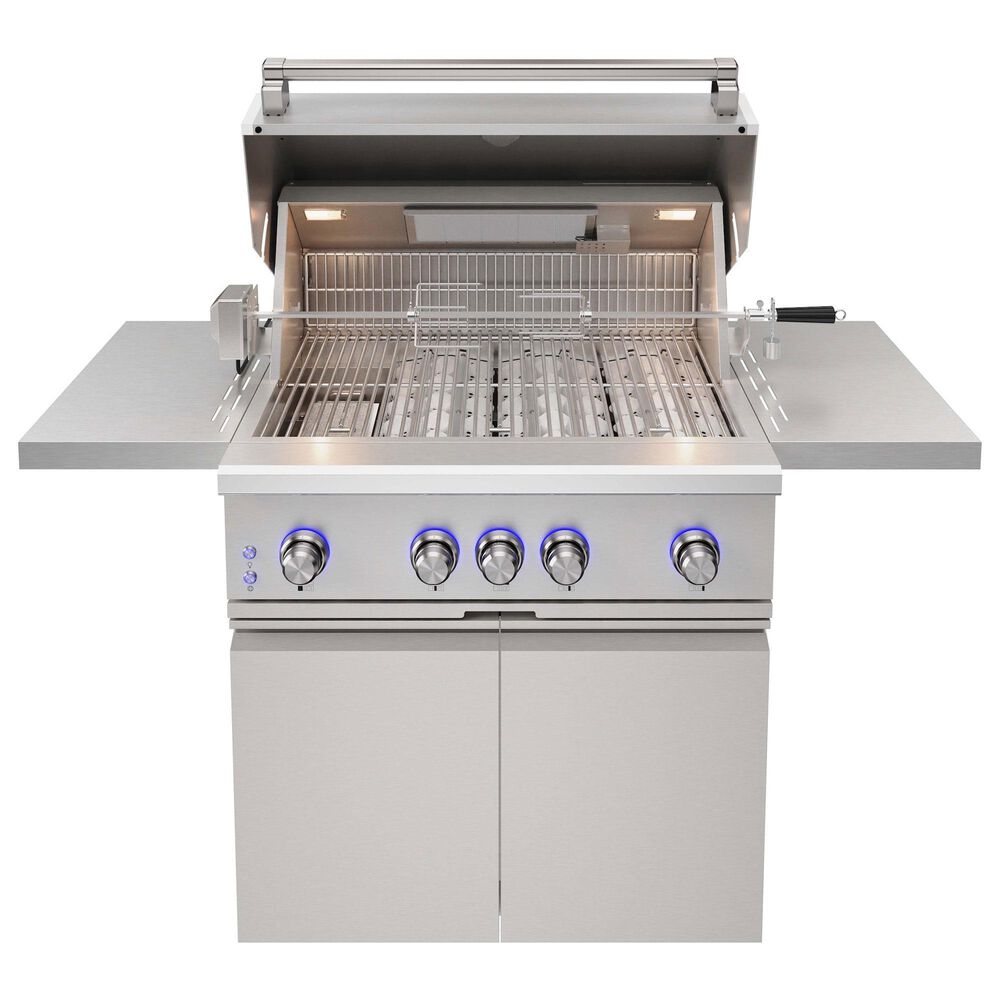 Thor Kitchen 4-Burner Freestanding Gas Grill in Stainless Steel, , large