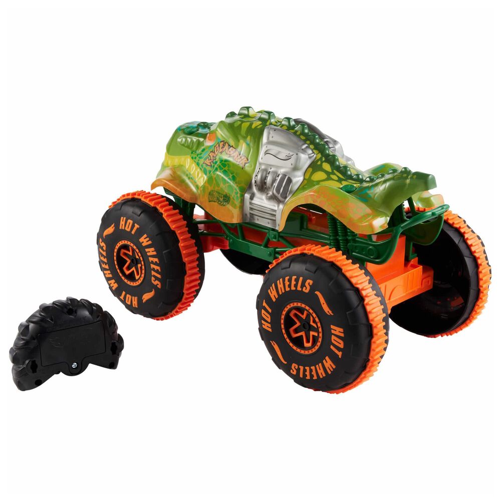 Hot Wheels Monster Trucks RC Rageasaur Battery-Powered Toy Vehicle, , large
