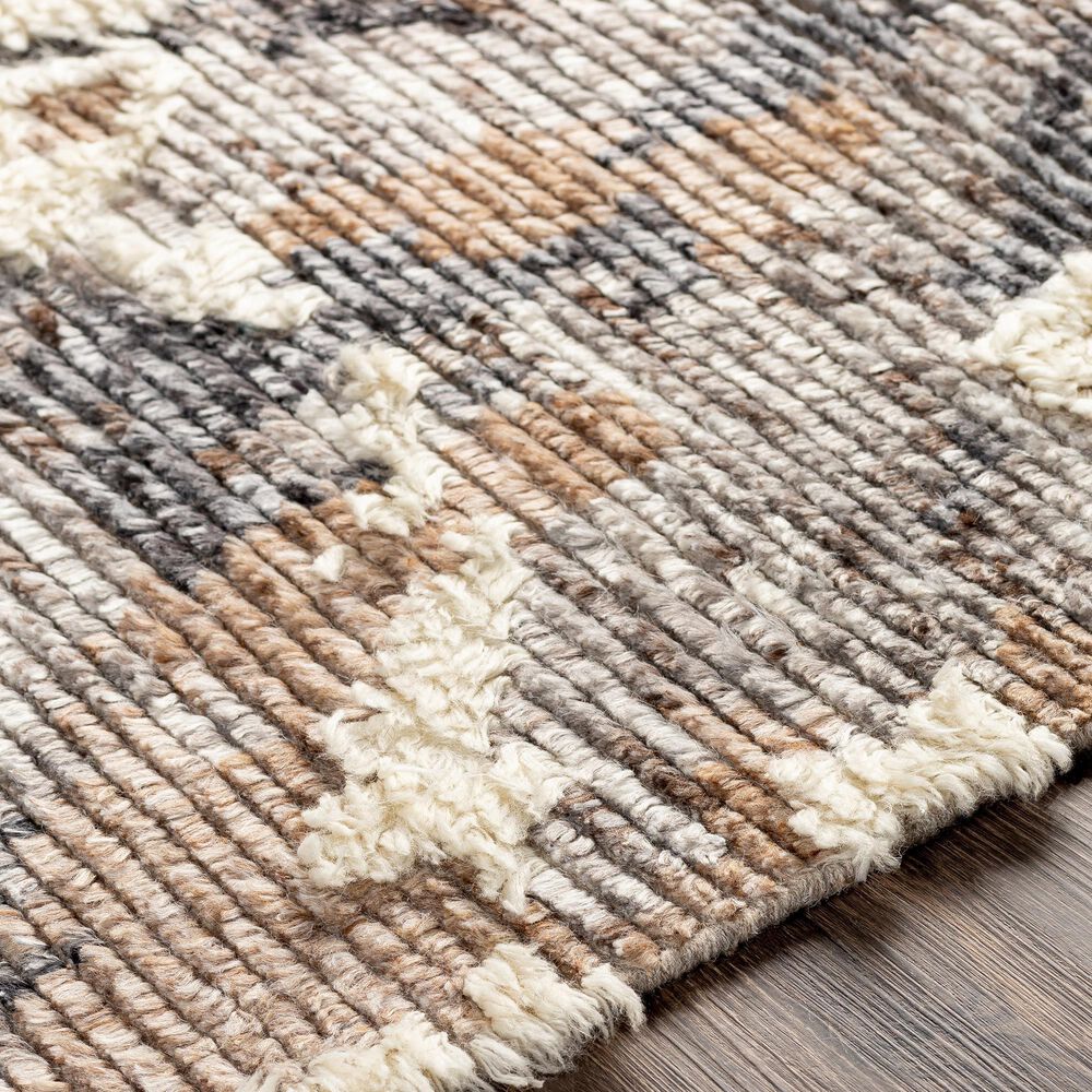 Surya Socrates 2&#39; x 3&#39; Cream, Black, Charcoal, Gray and Brown Area Rug, , large