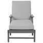 Ashley Visola Chaise Lounge with Cushion in Gray, , large