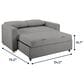 Lifestyle Solutions Tyler Convertible Sofa in Grey, , large