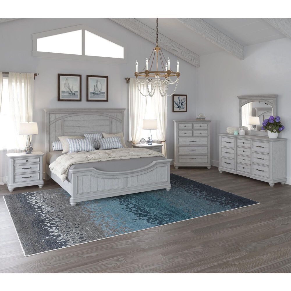 Emerald Home Furnishings New Haven 7-Drawer Chest in Oyster Shell, , large