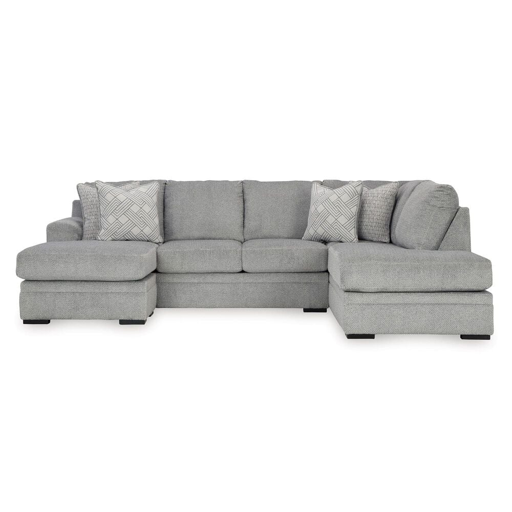 Ashley Casselbury 2-Piece Left Facing Sectional with Chaise in Cement, , large