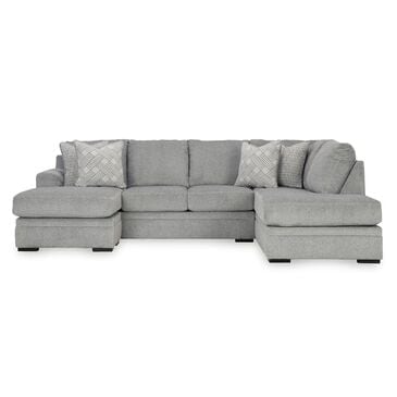 Ashley Casselbury 2-Piece Left Facing Sectional with Chaise in Cement, , large