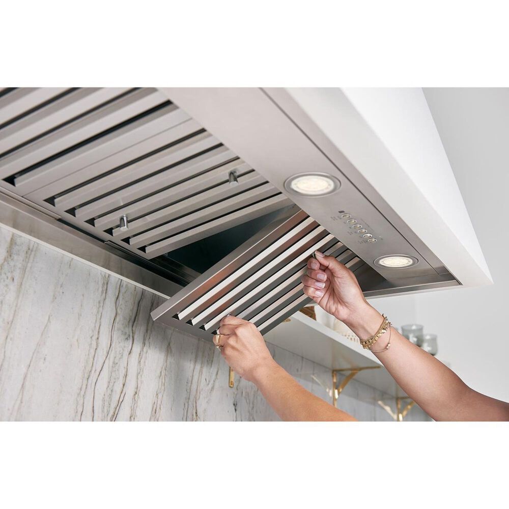 GE Appliances 36 Wi-Fi Enabled Designer Custom Insert with Dimmable LED Lighting, , large