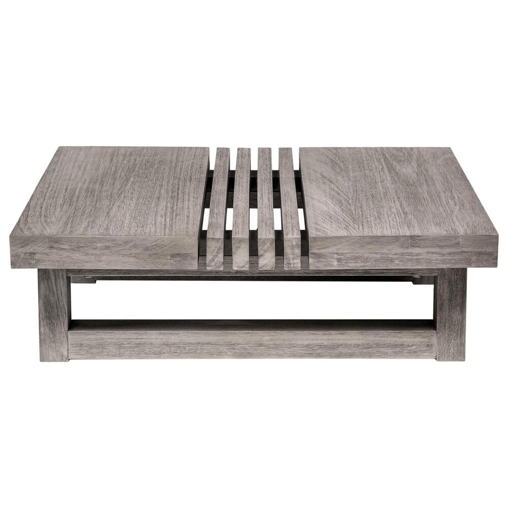 Armen Living Vivid Patio Coffee Table in Light Gray, , large