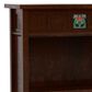 Stickley Furniture Floral Tile 2-Shelf Bookcase in Centennial, , large