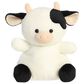 Aurora 13" Sweetie Cow Stuffed Animal in Soft White and Bold Black, , large