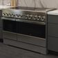 JennAir Noir 48" Freestanding Induction Smart Range with Chrome-Infused Griddle in Stainless Steel, , large
