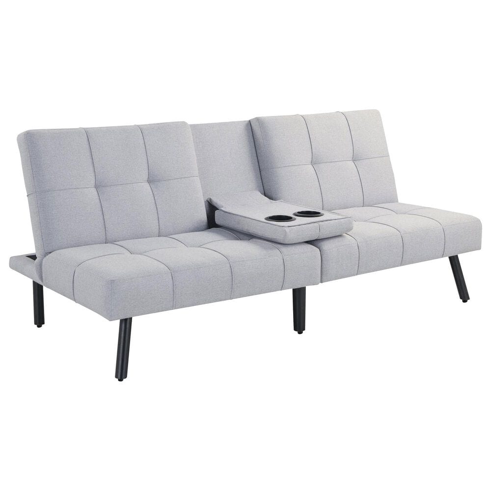 Lifestyle Solutions Larken Convertible Sofa in Light Gray, , large