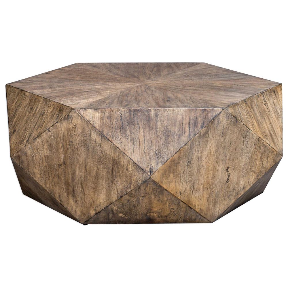 Uttermost Volker Coffee Table in Burnished Honey, , large