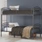 Ashley Lanceburg Twin over Twin Bunk Bed with Ladder in Gray, , large