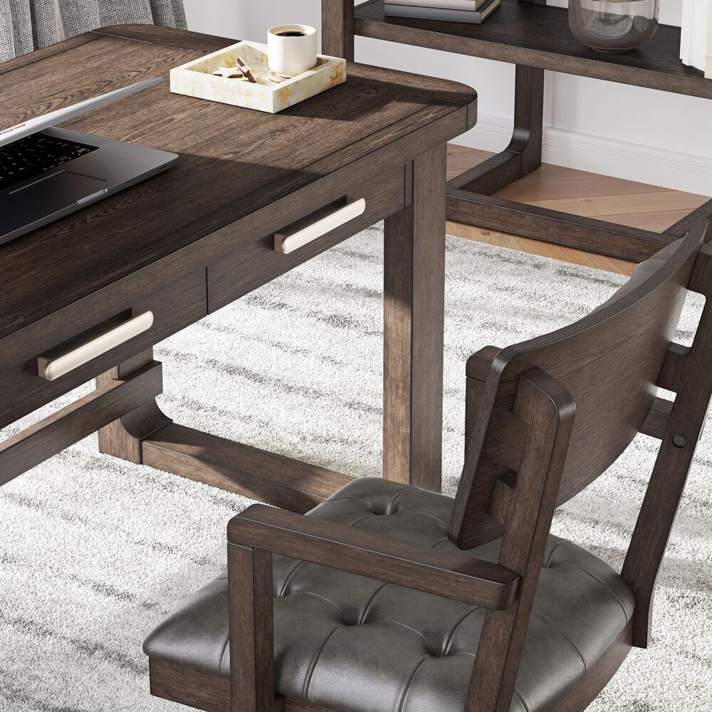 Ashley Breckington Desk Chair in Dark Brown, , large