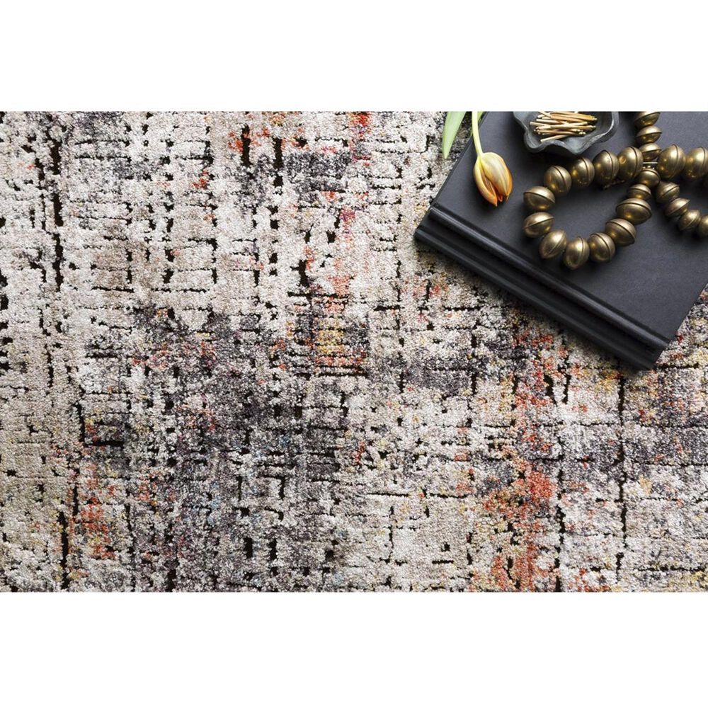 Loloi Medusa MED-07 3&#39;11&quot; x 5&#39;7&quot; Graphite and Sunset Area Rug, , large