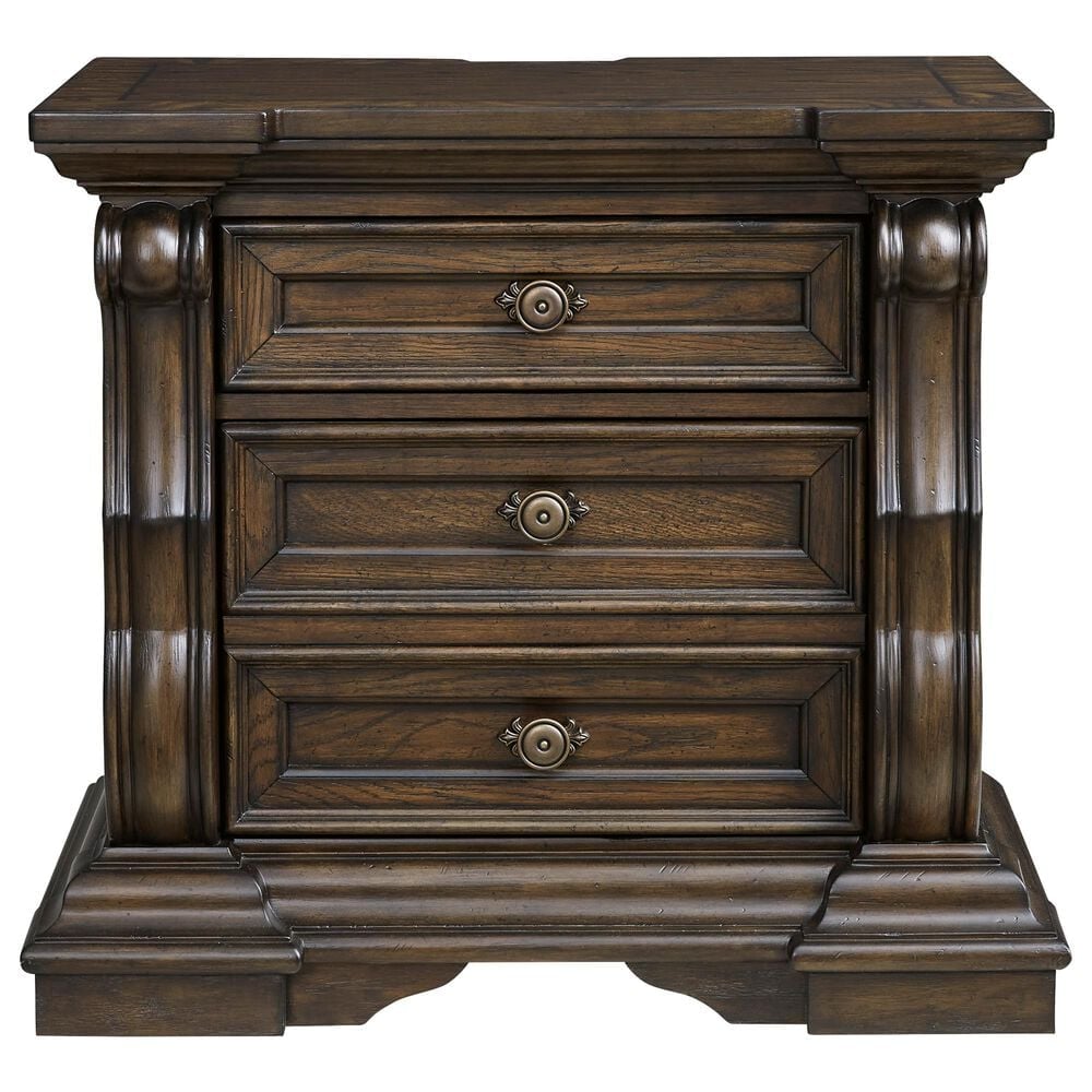 Millenium Maylee 4-Piece King Bedroom Set in Dark Brown, , large