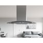 Zephyr Milano 42" Island Range Hood in Stainless Steel, , large