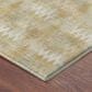 Dalyn Rug Company Soft Essentials Chevron Gold 2"3" x 7"6" Runner, , large