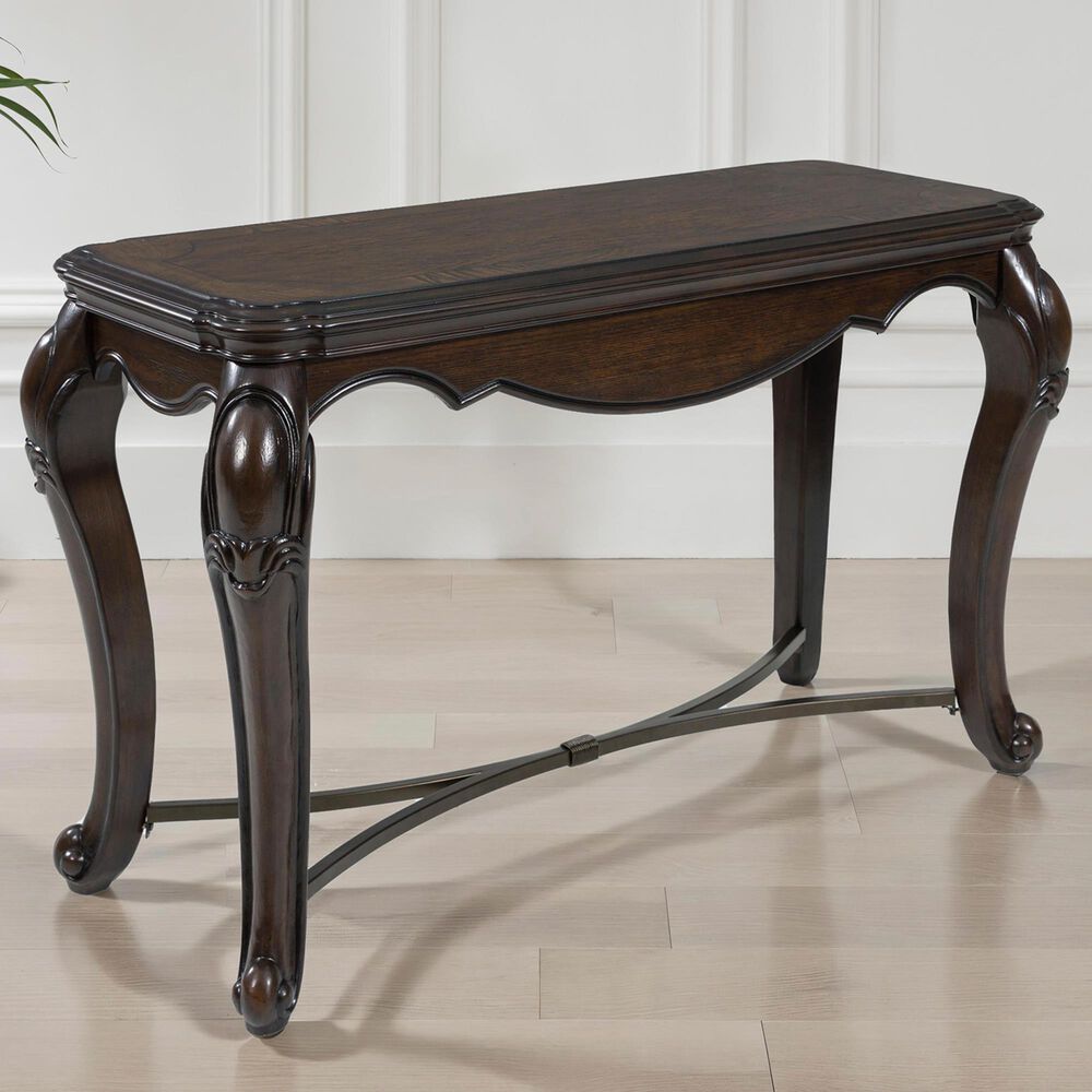 Ashley Maylee Sofa Table in Dark Brown, , large