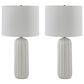 Ashley Clarkland Table Lamp in White (Set of 2), , large