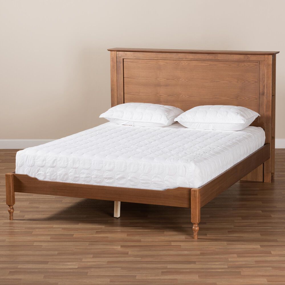 Baxton Studio Danielle Full Platform Storage Bed in Ash walnut, , large