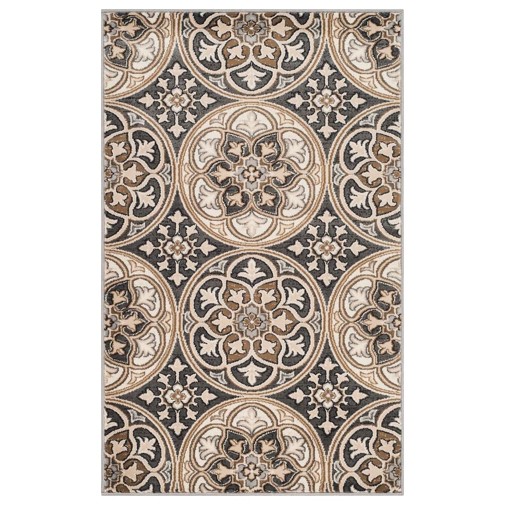 Safavieh Lyndhurst 3"3" x 5"3" Light Grey and Beige Area Rug, , large