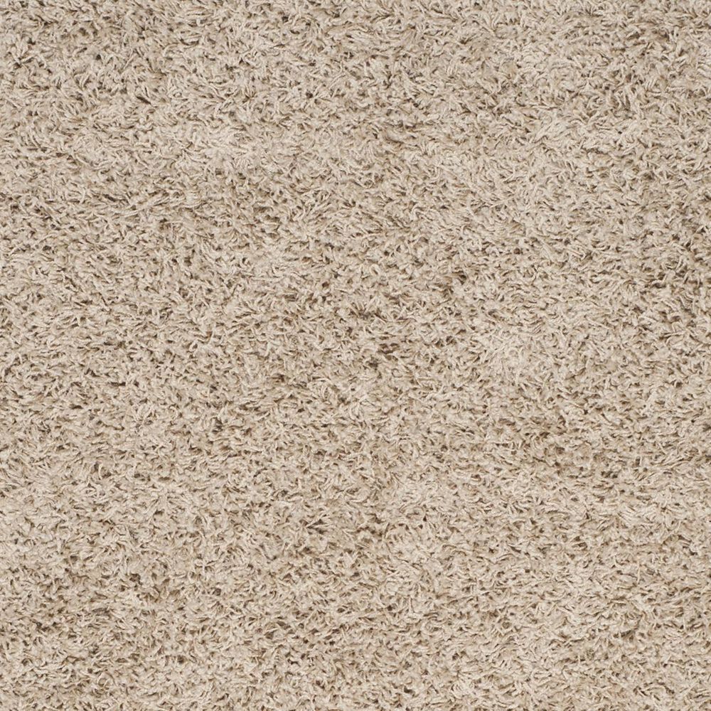Safavieh Athens Shag SGA119G-3 3&#39; x 5&#39; Beige Area Rug, , large
