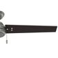 Hunter Cassisus 52" Outdoor Ceiling Fan in Matte Silver, , large