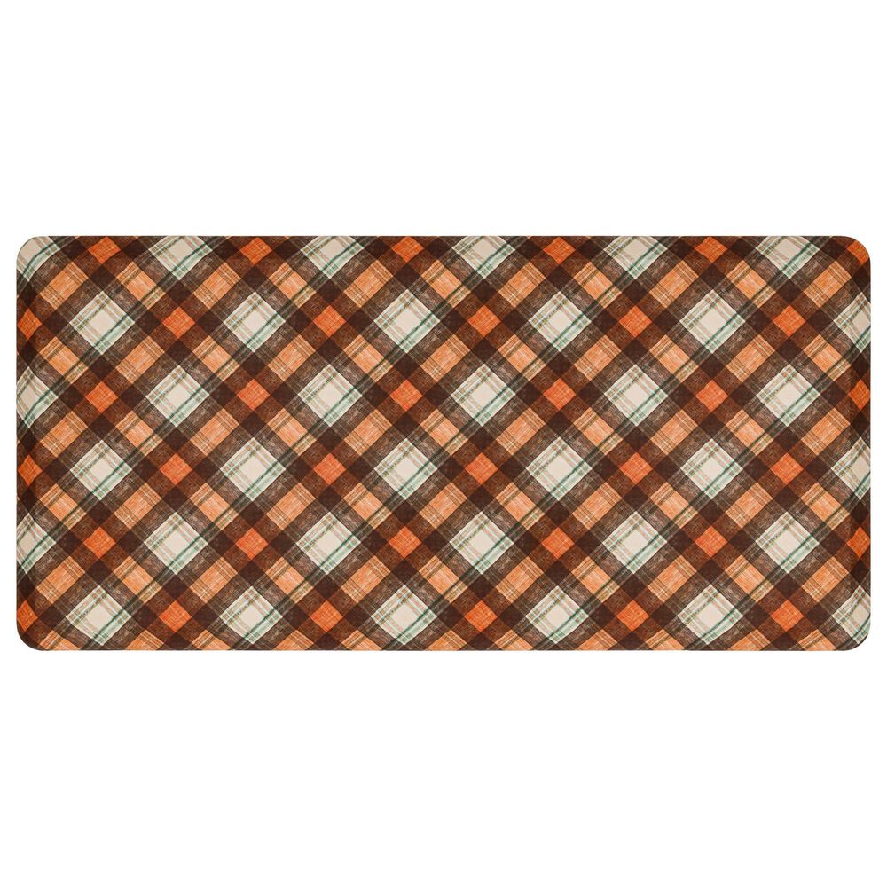 Mohawk Dri-Pro Deluxe Harvest Chalk Plaid 1"8" x 3"6" Multicolor Area Rug, , large