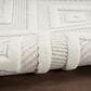 Nourison Versatile 6" x 9" Ivory and White Indoor/Outdoor Area Rug, , large