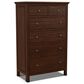 Archbold Furniture Heritage 5 Piece King Raised Panel Bedroom Set in Brown Mahogany, , large