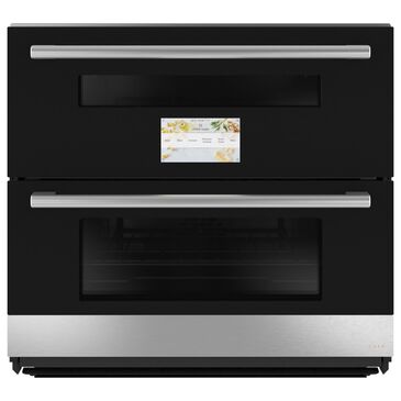 Cafe 30 " Smart Built-In Twin Flex Single Wall Oven in Platinum Glass, , large
