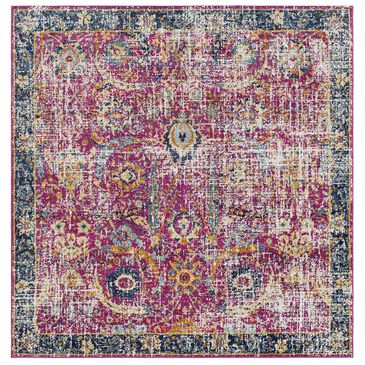 Surya Harput HAP-1013 6"7" Square Garnet, Blue and Teal Area Rug, , large