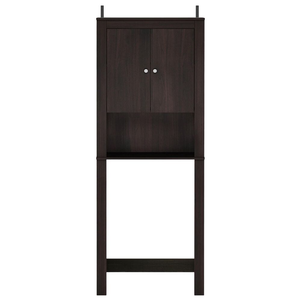 HOMLUX 63" Over the Toilet Storage Cabinet with Double Door and Reinforced Leg in Espresso, , large